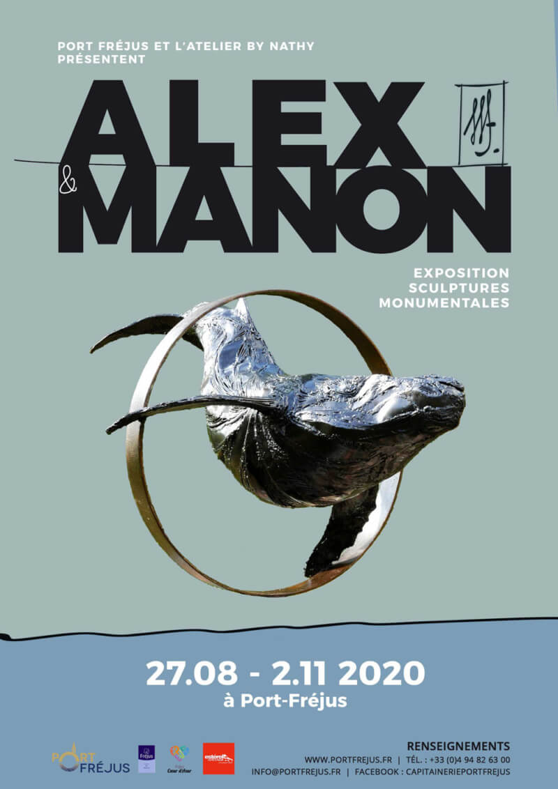 ALEX AND MANON exhibition in Port-Fréjus