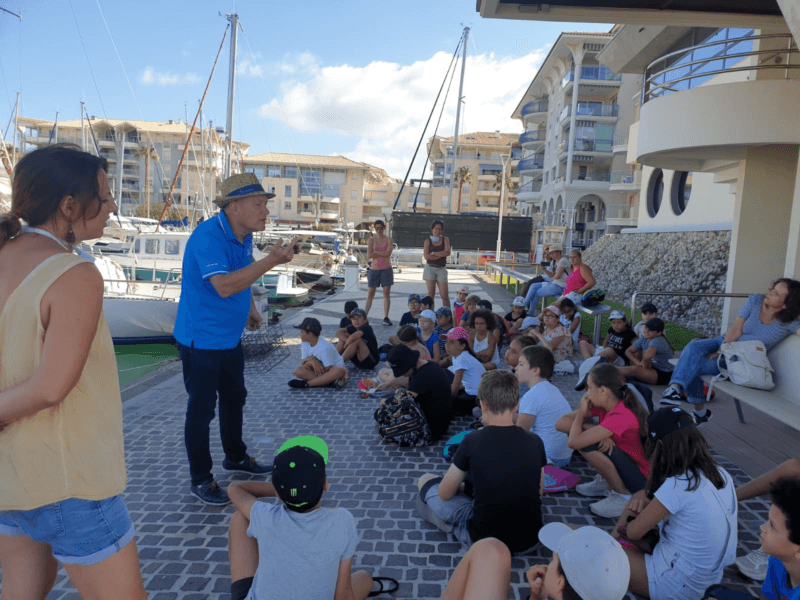 Les élèves de l’école Turcan en visite sur le port