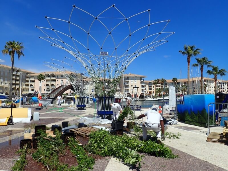 Port-Fréjus is getting greener !